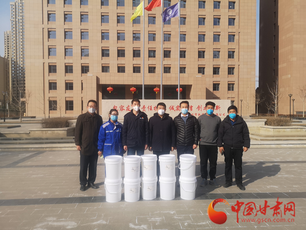 【甘肅全民戰(zhàn)“疫”】暖心！民革蘭州市委會捐助首批1噸防疫物資（圖）