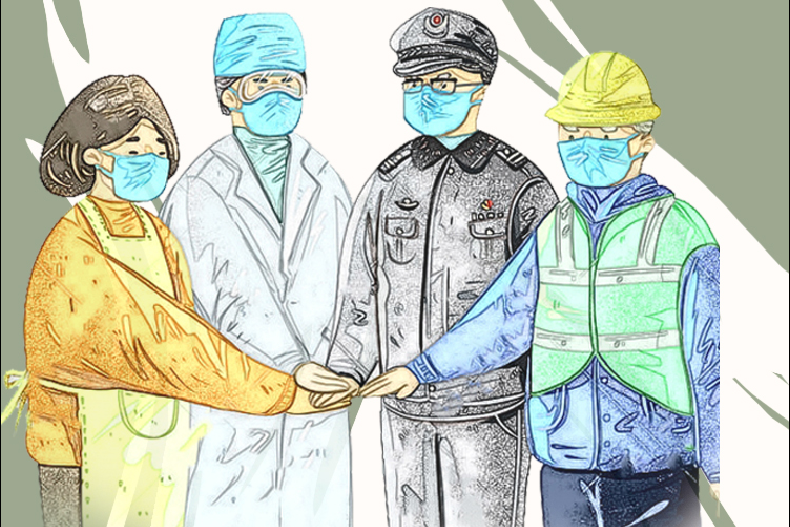 手繪長圖|甘肅戰(zhàn)“疫”故事，“硬核”之下的溫情