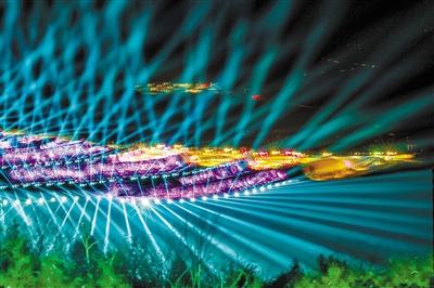 蘭山每晚都有炫酷燈光秀 你想看嗎？