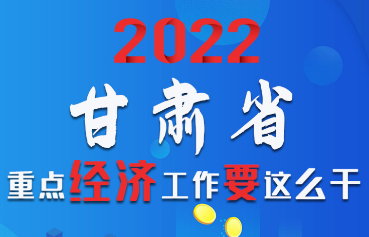 【甘快看·圖解】速覽！2022甘肅省重點經(jīng)濟工作要這么干！