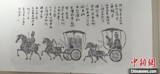 圖為傳拓作品?！〈蘖?攝