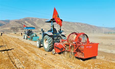 定西市隴西縣17個鄉(xiāng)鎮(zhèn)的農(nóng)機合作社、農(nóng)機手參加了農(nóng)機技能比賽和培訓(xùn)