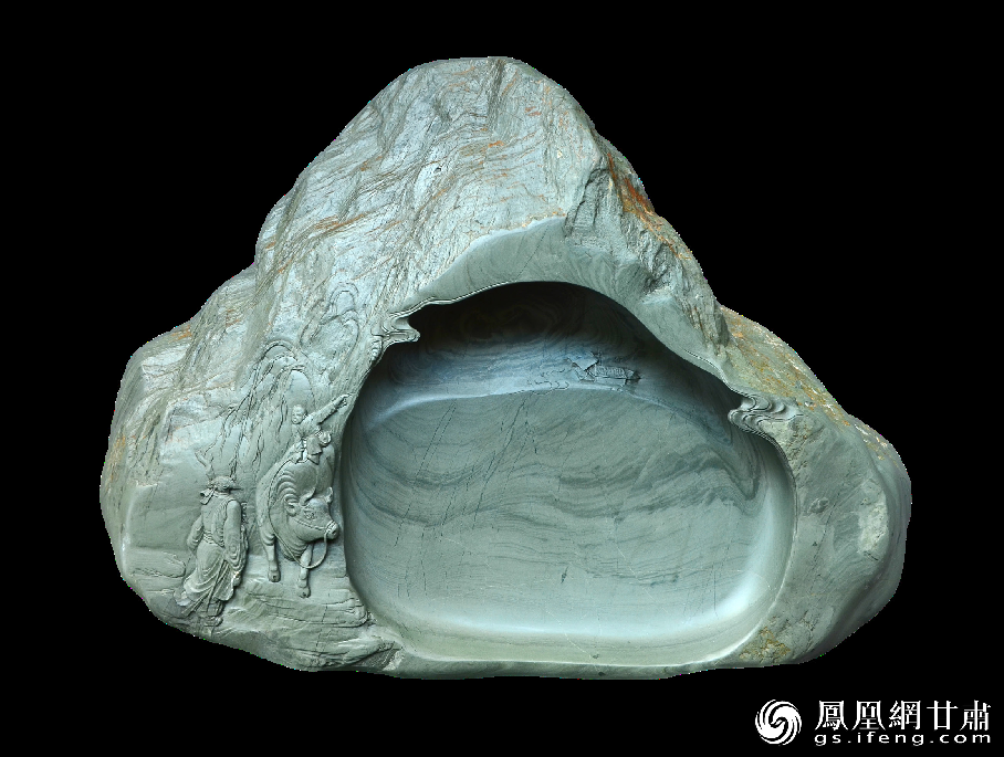 洮硯石質(zhì)細(xì)潤(rùn)堅(jiān)實(shí)，潑墨如油不損毫，書寫流利生輝。資料圖