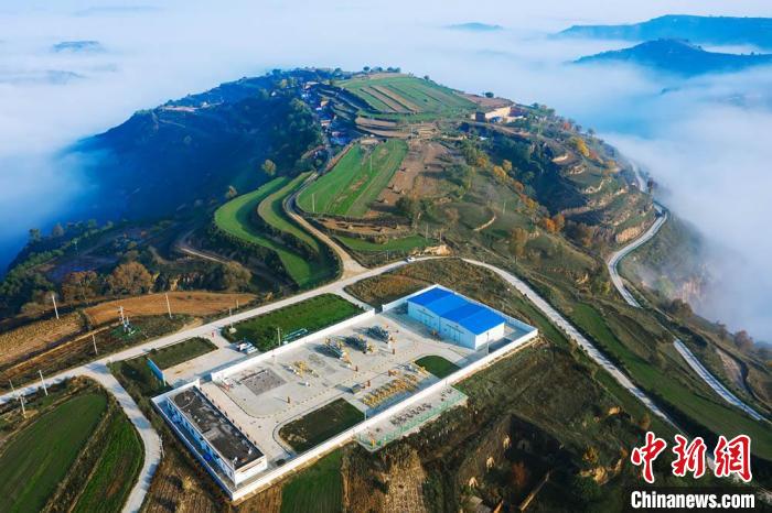 圖為中石油長慶油田慶陽天然氣開發(fā)場站。(資料圖) 慶陽市委宣傳部供圖