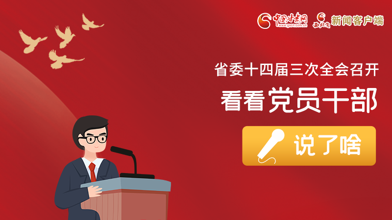 圖解|事關(guān)甘肅省委十四屆三次全會(huì)，黨員干部這么說！