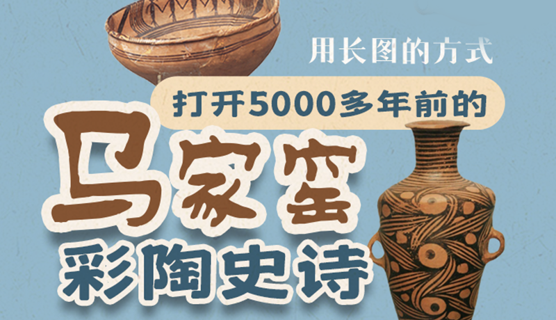 用長圖的方式，打開5000多年前的馬家窯彩陶史詩